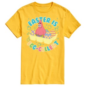 Men's - SpongeBob Squarepants - Easter Is Egg-cellent Patrick Short Sleeve Graphic T-Shirt - 1 of 4