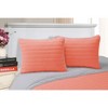 Solid Cotton Reversible Farmhouse Reversible Quilt and Sham Set by Blue Nile Mills - 2 of 4