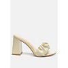 Noie Ruched Strap Block Heel Women Sandals - 2 of 4