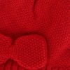 CTM Girl's One Size Fits Most Knit Winter Beanie with Pom Bow and Ear Flaps - 3 of 4
