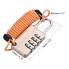 Unique Bargains Gym Locker Backpack Suitcase 4 Digit Combination Padlock with Spring Cable - 2 of 4