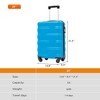 20" Carry On Luggage, Hardshell Expandable Suitcase with TSA Lock, Quiet Spinner Wheels, Top and Side Handles for Travel - 2 of 4