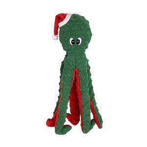 Petlou Christmas Dotty Octopus Dog Toy - 16" - 1 of 1