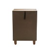 Sawyer 3 Drawer Cabinet Brown - Adore Decor: Bohemian Style, Wood Veneer, Living Room Furniture - image 4 of 4