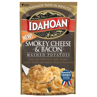 Idahoan Gluten Free Smokey Cheese & Bacon Mashed Potatoes - 4oz