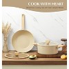 KOCH SYSTEME CS  6 Qt Stock Pot with Lid, Nonstick Soup Pot with Lid, Non Stick Pot with Stay-cool Handle, Nonstick Pot for Cooking, Cream Color - 4 of 4