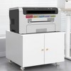 NicBex 2-Door Mobile File Cabinet with Adjustable Shelf,Steel Copier Stand Mobile Pedestal File Printer Stand for Home Office Printing Areas - 2 of 4