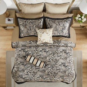 12pc Jacquard Comforter Set - Madison Park - 1 of 4