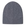 Style Republic Men’s Ribbed Beanie, 100% Cashmere, Soft & Stretchy, Warm Hat for Winter - Gray - 2 of 2