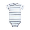 Hudson Baby Infant Boy Cotton Layette Set, Blue Suspenders - 4 of 4