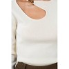 Women's Amanda Chain Closure Ribbed Knit Top - WHITEROOM+CACTUS - 4 of 4