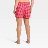 Women's 2pk Flannel and Satin Boxer Pajama Shorts - Wild Fable™ - 3 of 3