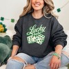 Simply Sage Market Women's Graphic Sweatshirt Lucky Babe Dice - 2 of 3