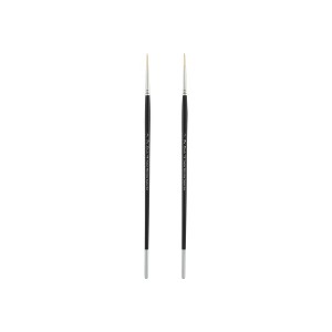 Creative Mark Pro Stroke Premium White Chungking Hog Bristle Artist Paint Brush - Round  - Natural Bristle Brush w/ Great Control Suitable for Oils, - 1 of 4