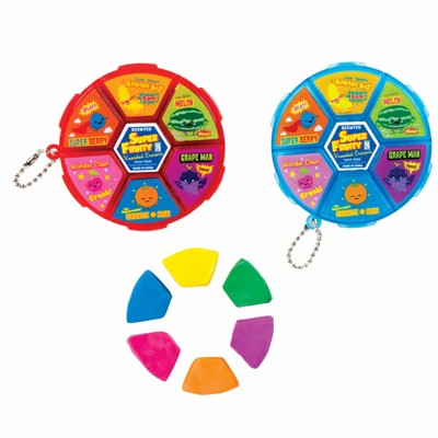 Geddes Super Fruity Scented Kneaded Eraser Wheels - 12 per bag