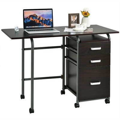 Target desk on deals wheels