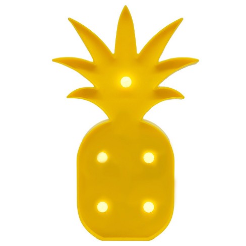 CIAO Tech Pineapple Shaped LED Stand Up & Hang On Wall Light Vibrant  Ambiance