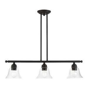 Livex Lighting Moreland 3 - Light Chandelier in  Black - 1 of 4