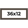 PosterPalooza | Panoramic Museum Brown Picture Frame - UV Acrylic, Foam Board Backing, Hanging Hardware - 2 of 4