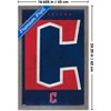Trends International MLB Cleveland Guardians - Logo 25 Framed Wall Poster Prints - 3 of 4