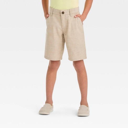 Boys beige clearance chino shorts