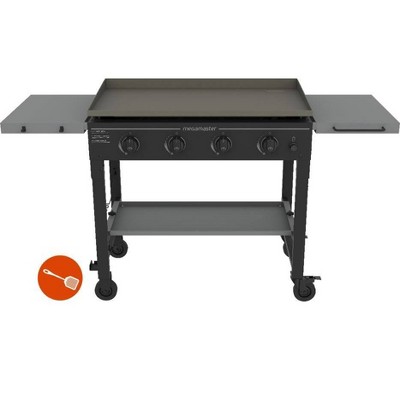 Megamaster 4-Burner Griddle Grill with Stainless Steel Spatula 720-0786FSP