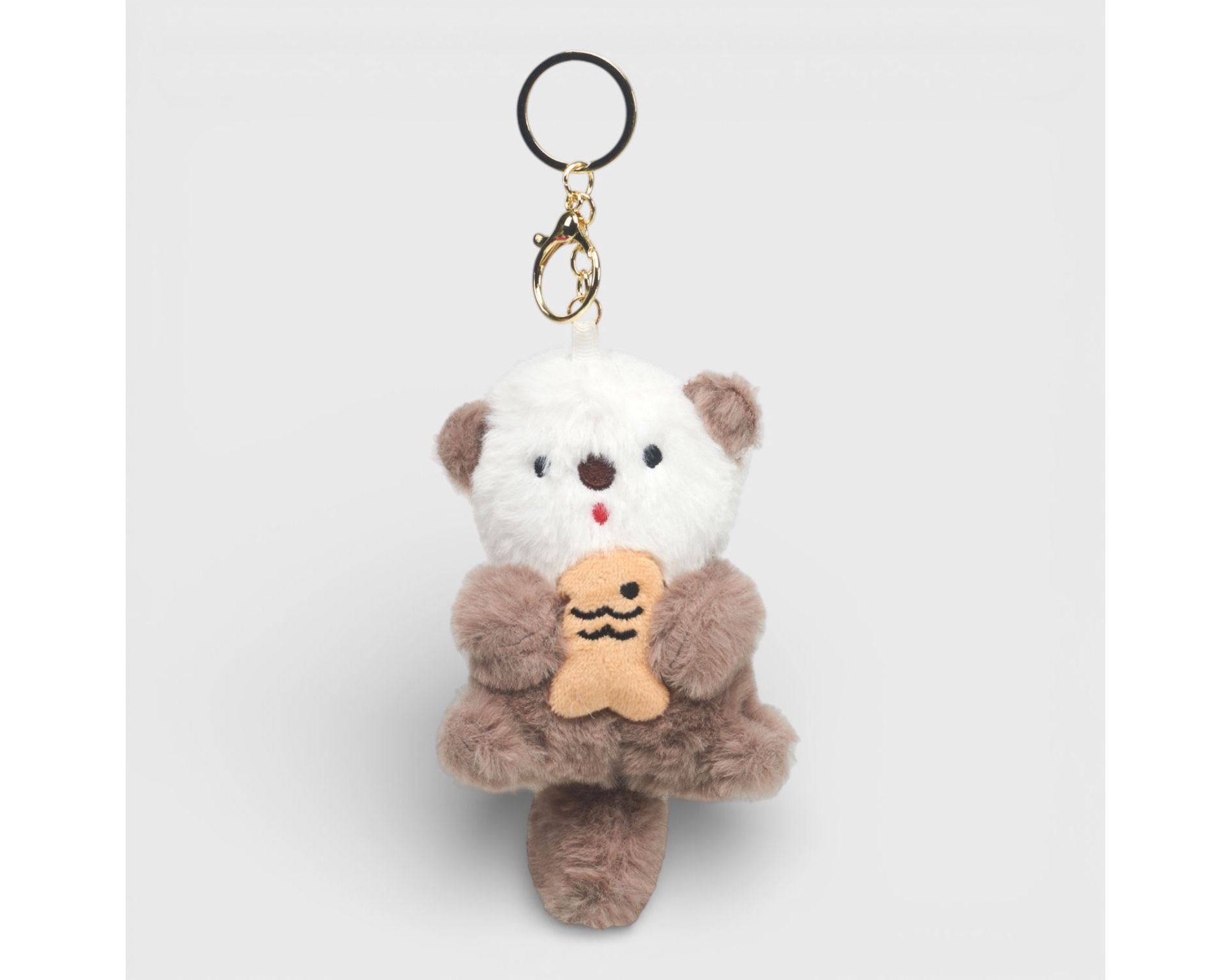 A Little Obsessed Fuzzy Friends Otter Plush Keychain