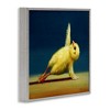 Stupell Industries Yellow Chick Stretching Yoga Framed Giclee Art - 2 of 4