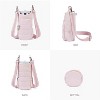 BABYYER Crossbody Water Bottle Bag Water Bottle Pouch Mug Holder with Shoulder Strap for Walking, Hiking and Cycling - 4 of 4