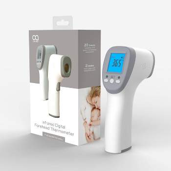 Infrared Forehead Thermometer Accurate Digital Non-Contact Laser  Temperature Gun Portable Baby Body Basal Thermometer Gun with LED Display  for Infants and Adults, immediate Instant Result(AD801) 
