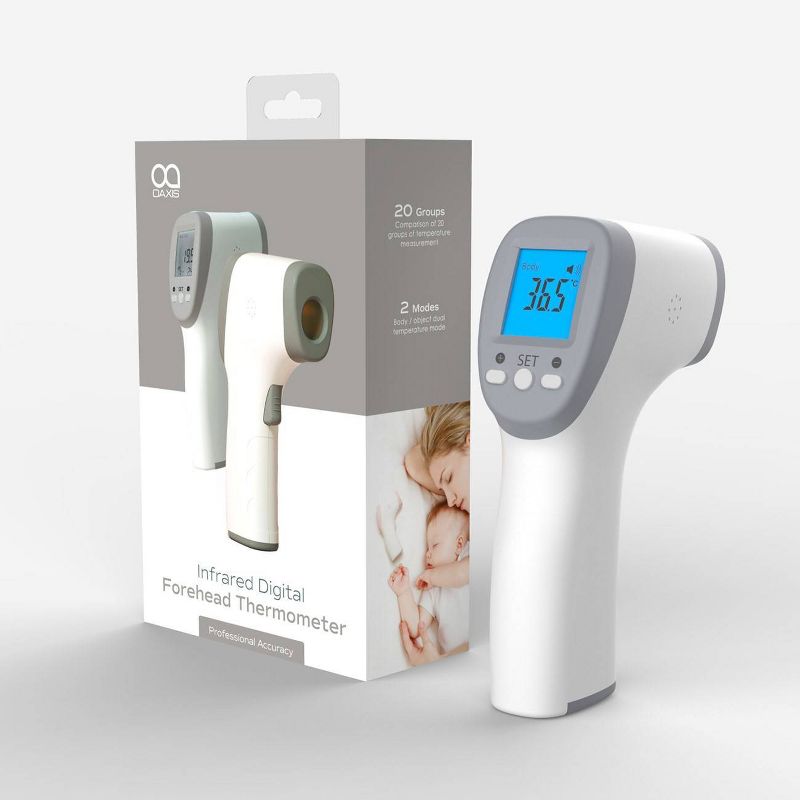 OAXIS Non-Contact Body Infrared Digital Forehead Thermometer, 1 of 10