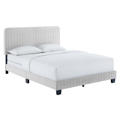 Modway Celine Channel Tufted Performance Velvet Queen Bed