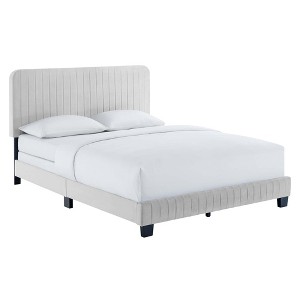 Modway Celine Channel Tufted Performance Velvet Queen Bed - 1 of 4