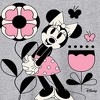 Men's - Disney - Minnie Mouse with Flowers & Butterflies Long Sleeve Graphic T-Shirt - 2 of 4