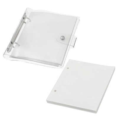 Unique Bargains PU Material Waterproof Refillable Double-Sided Photo Album with 100 Pockets 1 Pc