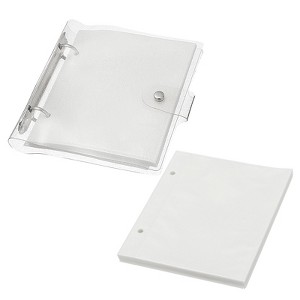 Unique Bargains PU Material Waterproof Refillable Double-Sided Photo Album with 100 Pockets 1 Pc - 1 of 4