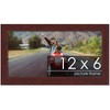PosterPalooza | Panoramic Classic Modern Brown Frame - UV Acrylic, Foam Board Backing, Hanging Hardware - 3 of 4