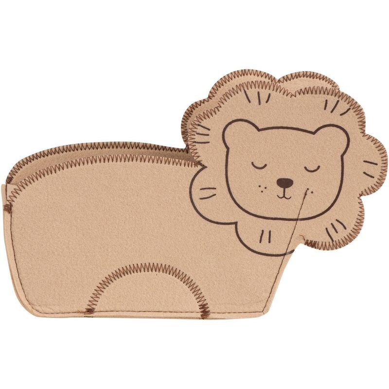My Tiny Moments Welcome Baby Swaddle Blanket - Lion Shaped - 5pc, 3 of 6