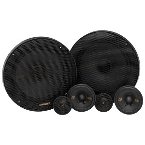 Kicker 51KSS365 KS-Series 6.5" Woofer, 2.75" Midrange and 1" Tweeter, 3-way Component System, 4-Ohm, Pair - 1 of 4