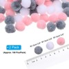 Unique Bargains Creative DIY Crafts Decoration Home Art Supplies Pom Poms 0.6" 300 Pcs - 2 of 4