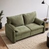 800LBS Down filled sofas, 60 inch minimalist sofa, with multiple colors in the living room - Leovsnove - 2 of 4