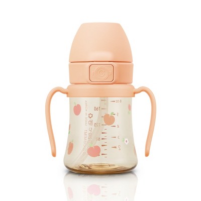 Grosmimi PPSU Straw Cup with Flip Top - 6oz (200ml)