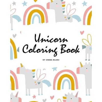 Unicorn Coloring Book for Children (8x10 Coloring Book / Activity Book) - (Unicorn Coloring Books) by  Sheba Blake (Paperback)