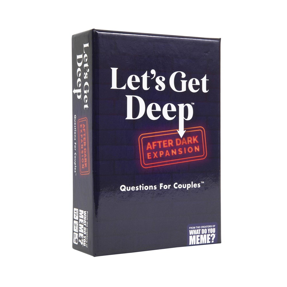 Let's Get Deep After Dark Card Game Expansion: What Do You Meme? for 2+ Players, Party Card Pack, 150 Cards