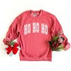 Simply Sage Market Ho Ho Ho Varsity Thick Outline Sweatshirt - 2 of 4