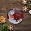 Vintage Santa Believe in the Magic of Christmas Ornament| OrnamentallyYou - 4 of 4