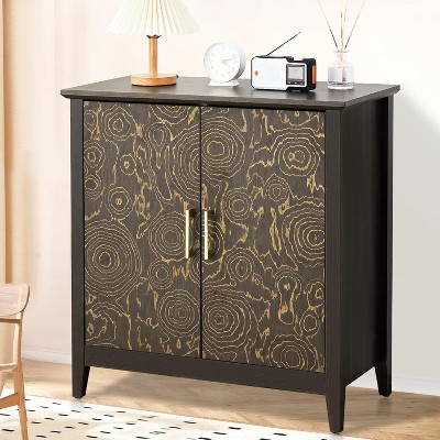 Sideboard Buffet Cabinet with Storage, 32" Coffee Bar Cabinet with Adjustable Shelf, Kitchen Cabinet for Living Room, Entryway