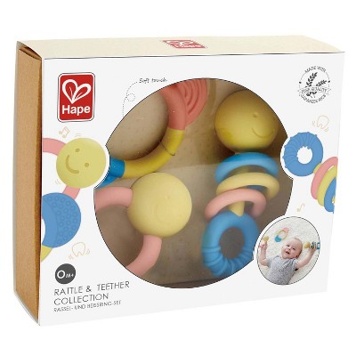 Hape Rattle and Teether Collection E0027 3pc