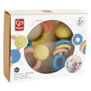 Hape Rattle and Teether Collection E0027 3pc - 1 of 1