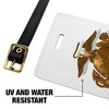 Marines USMC Golden Logo On White Eagle Globe Anchor Officially Licensed Luggage ID Tags Set of 2 - 4 of 4
